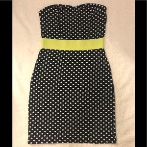 Strapless Polka Dot dress